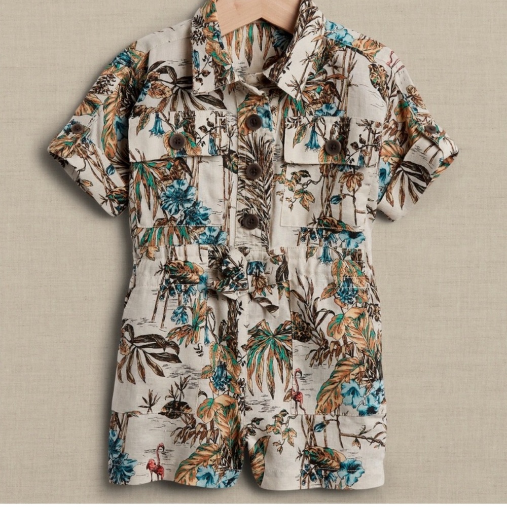 Banana Republic baby / toddler Linen Romper